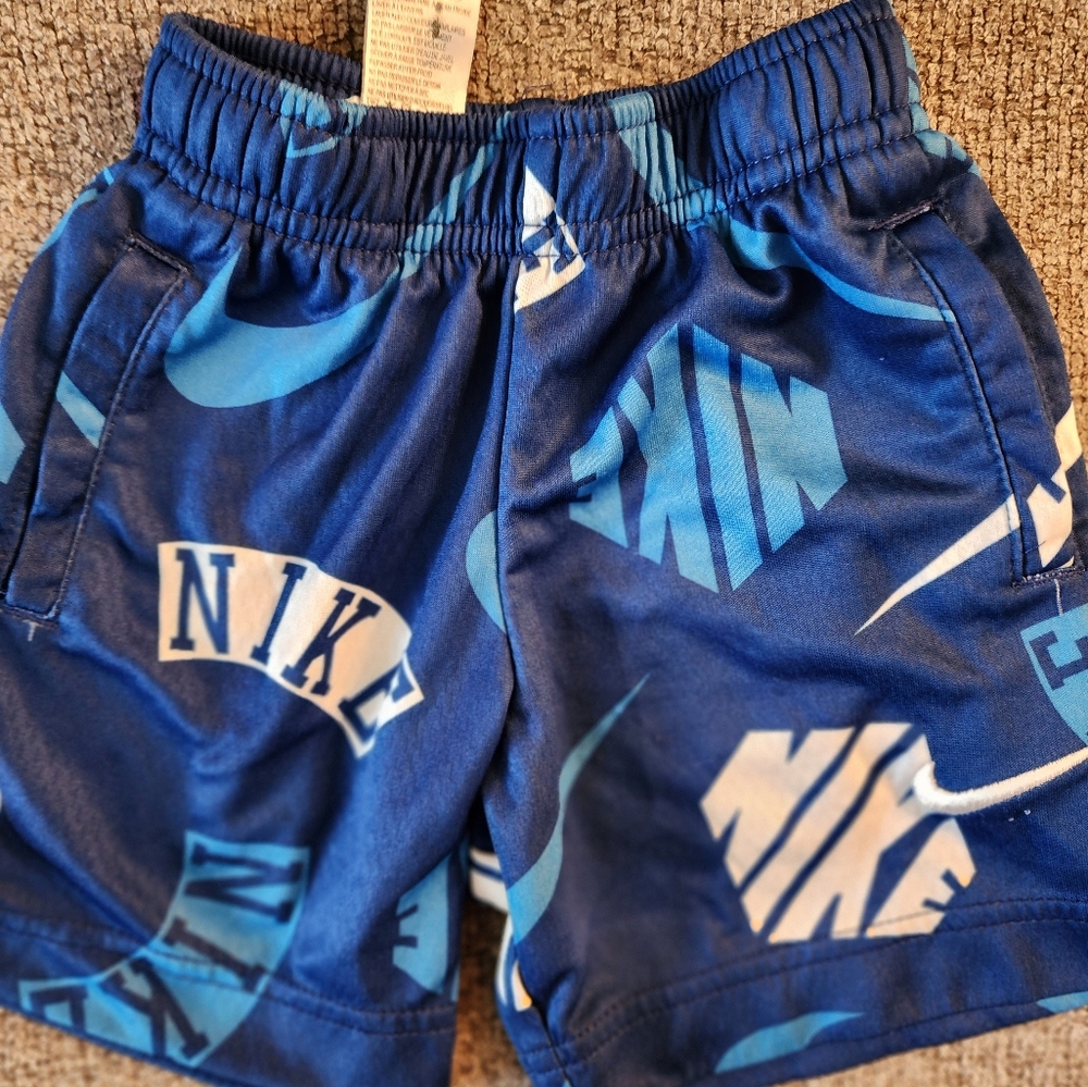 Blue nike shorts 2t